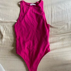 Aritzia Pink Bodysuit